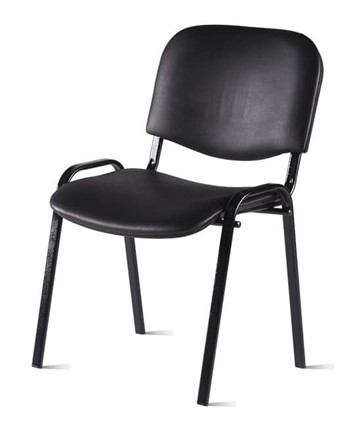 Офисный стул Изо, ВИК 3002/Черная шагрень в Южно-Сахалинске - изображение