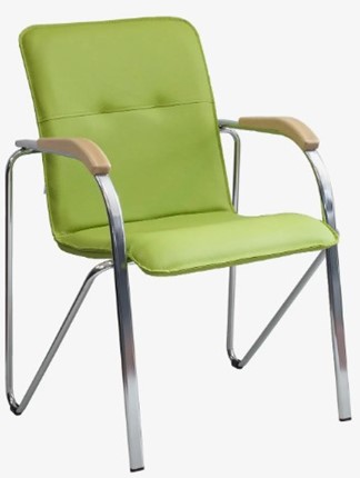 Офисный стул Samba Chrome салатовый в Южно-Сахалинске - изображение