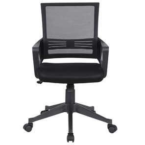 Компьютерное кресло Brabix Balance MG-320 (с подлокотниками, черное) 531831 в Южно-Сахалинске