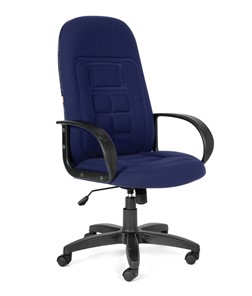 Кресло компьютерное CHAIRMAN 727 ткань ст., цвет синий в Южно-Сахалинске - предосмотр