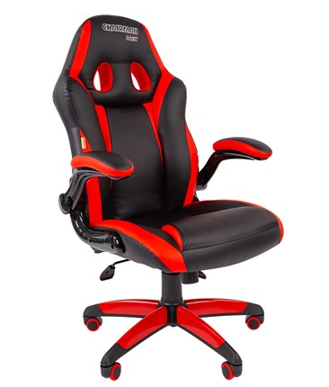 Кресло CHAIRMAN GAME 15, цвет черный / красный в Южно-Сахалинске - изображение