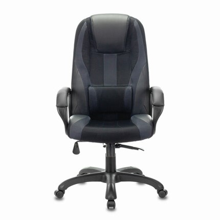 Компьютерное кресло Brabix Premium Rapid GM-102 (экокожа/ткань, черное/серое) 532105 в Южно-Сахалинске - изображение