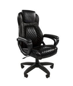 Компьютерное кресло CHAIRMAN 432, экокожа, цвет черный в Южно-Сахалинске - предосмотр