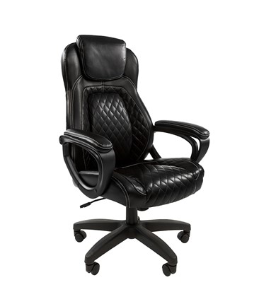 Компьютерное кресло CHAIRMAN 432, экокожа, цвет черный в Южно-Сахалинске - изображение