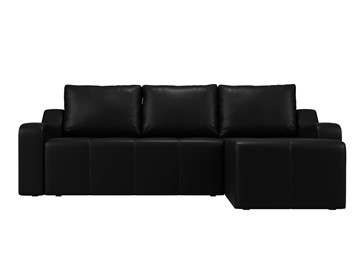 Угловой диван для гостиной Элида, Черный (экокожа) в Южно-Сахалинске - предосмотр 2