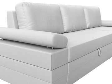 Угловой диван с оттоманкой Канкун, Белый (экокожа) НПБ в Южно-Сахалинске - предосмотр 5