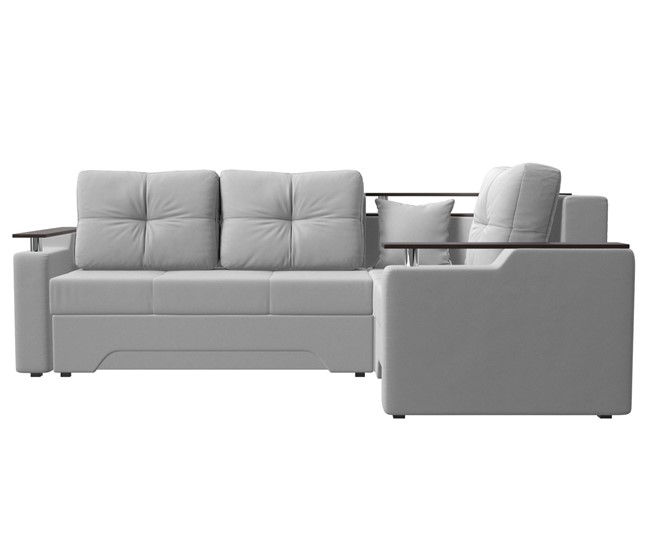 Угловой диван для гостиной Комфорт, Белый (экокожа) в Южно-Сахалинске - изображение 1