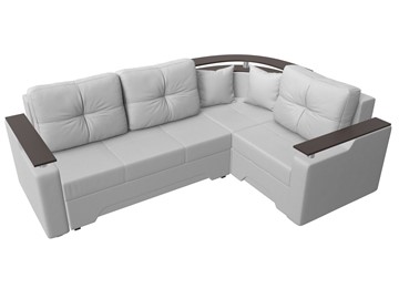 Угловой диван для гостиной Комфорт, Белый (экокожа) в Южно-Сахалинске - предосмотр 3