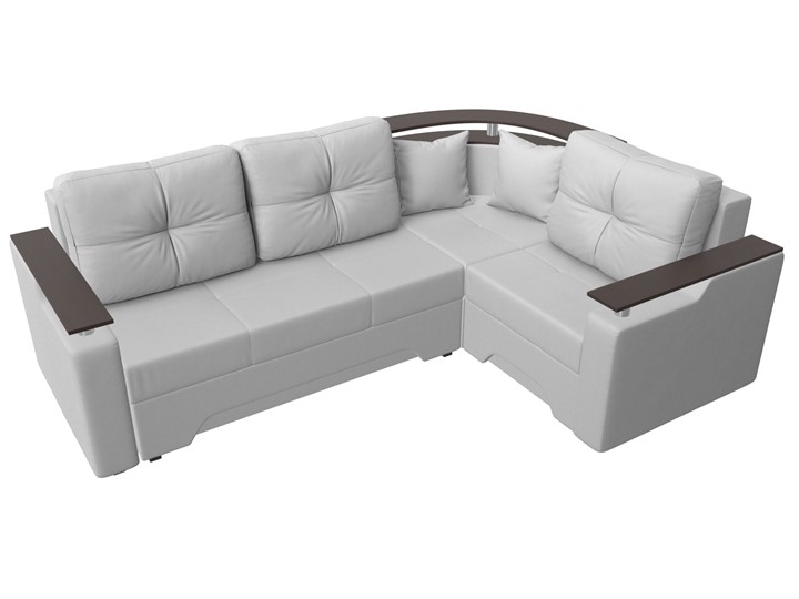 Угловой диван для гостиной Комфорт, Белый (экокожа) в Южно-Сахалинске - изображение 3