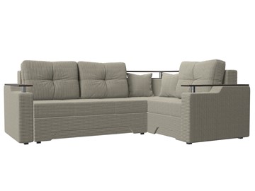 Угловой диван для гостиной Комфорт, Корфу 02 (рогожка) в Южно-Сахалинске - предосмотр
