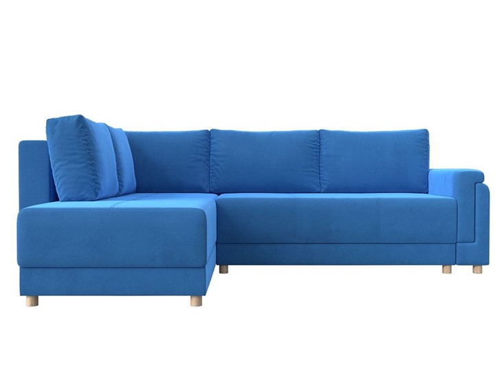 Угловой диван Лига-024, Голубой (Велюр) в Южно-Сахалинске - изображение 7