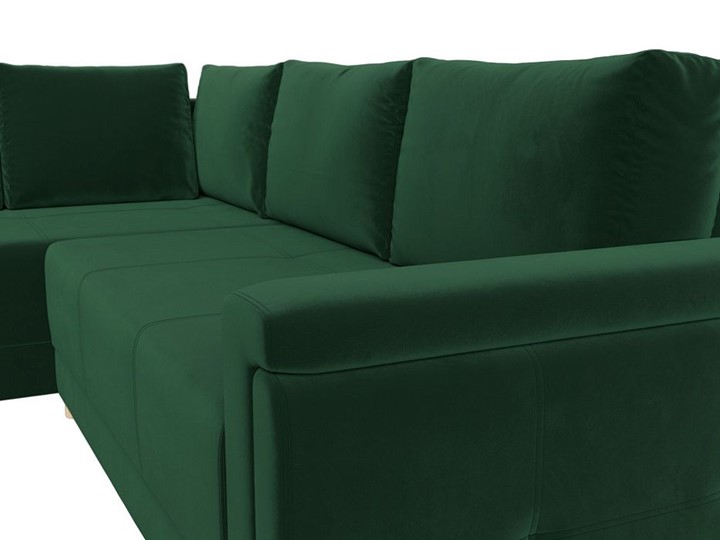 Угловой диван Лига-024, Зеленый (Велюр) в Южно-Сахалинске - изображение 6