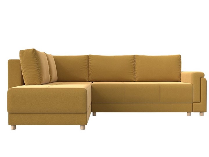 Угловой диван Лига-024, Желтый (Микровельвет) в Южно-Сахалинске - изображение 7