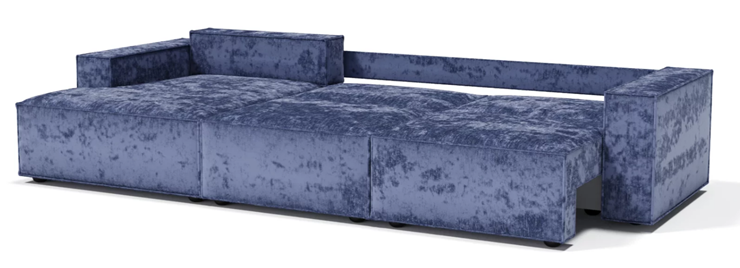 Угловой диван с оттоманкой Лофт 357х159х93 (НПБ/Еврокнижка) в Южно-Сахалинске - изображение 2