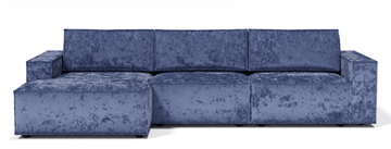 Угловой диван с оттоманкой Лофт 357х159х93 (НПБ/Еврокнижка) в Южно-Сахалинске - предосмотр