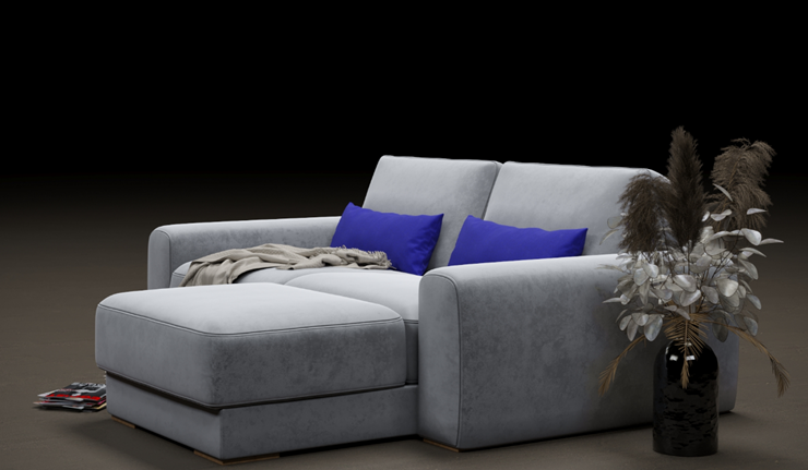 Угловой диван с оттоманкой Манхэттен 2400 в Южно-Сахалинске - изображение 2