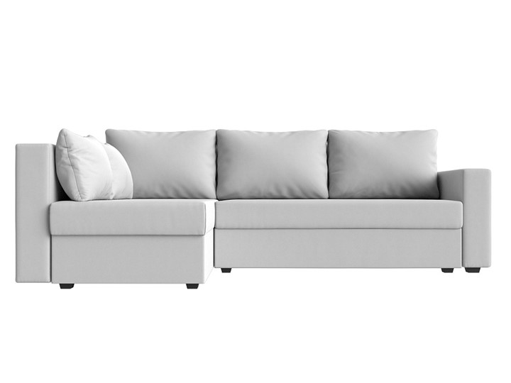 Угловой диван Мансберг, Белый (Экокожа) в Южно-Сахалинске - изображение 8