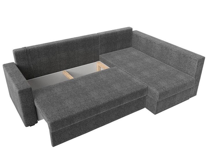 Угловой диван Мансберг, Серый (Рогожка) в Южно-Сахалинске - изображение 1
