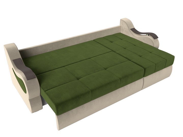 Угловой диван Меркурий, Зеленый/бежевый (вельвет) в Южно-Сахалинске - изображение 5