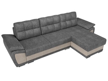 Угловой диван для гостиной Нэстор, Серый/Бежевый (рогожка) в Южно-Сахалинске - предосмотр 6
