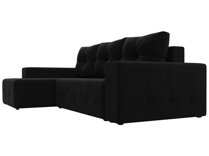 Угловой диван Перри, Черный (микровельвет) в Южно-Сахалинске - изображение 6