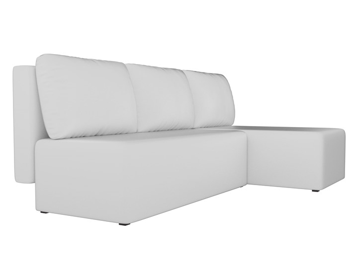 Угловой раскладной диван Поло, Белый (экокожа) в Южно-Сахалинске - изображение 2