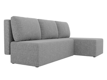 Угловой диван с оттоманкой Поло, Серый (рогожка) в Южно-Сахалинске - предосмотр 2
