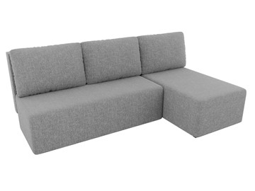 Угловой диван с оттоманкой Поло, Серый (рогожка) в Южно-Сахалинске - предосмотр 3