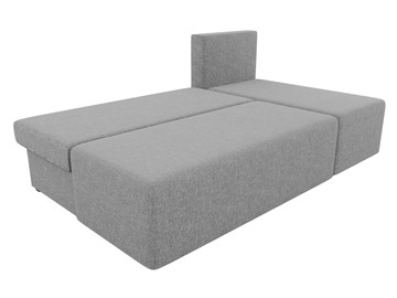 Угловой диван с оттоманкой Поло, Серый (рогожка) в Южно-Сахалинске - предосмотр 4