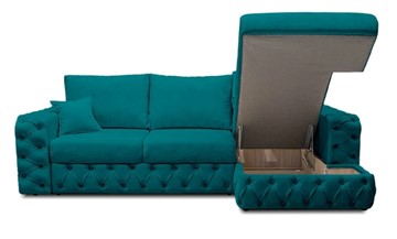 Угловой диван Райли NEW с подлоктником в оттоманке. Змейка+ППУ в Южно-Сахалинске - предосмотр 4