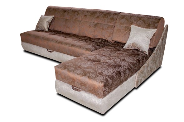 Угловой диван с оттоманкой Аккордеон-Z (сп.м. 900х2050) в Южно-Сахалинске - изображение