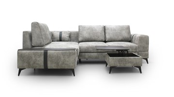 Угловой диван с узкой спинкой Даллас  м6,2+м3+м4+м9+м6+м15 отдельный +2 малые подушки+ящик в малой части в Южно-Сахалинске - предосмотр