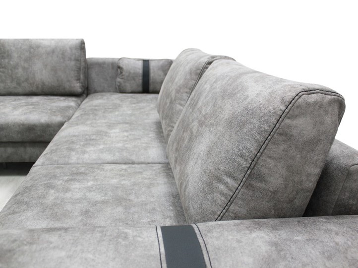 Угловой диван с узкой спинкой Даллас  м6,2+м3+м4+м9+м6+м15 отдельный +2 малые подушки+ящик в малой части в Южно-Сахалинске - изображение 4