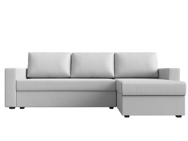 Угловой раскладной диван Траумберг Лайт, Белый (Экокожа) в Южно-Сахалинске - изображение 5