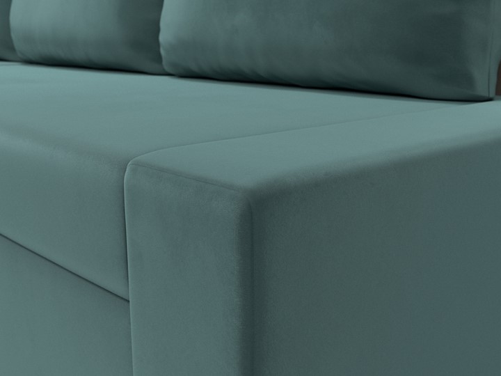 Угловой диван Версаль, Бирюзовый/Бежевый (велюр) в Южно-Сахалинске - изображение 3