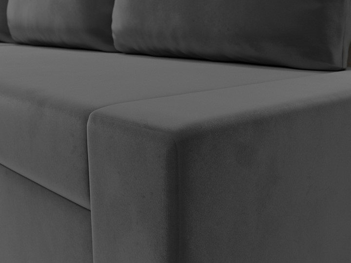Угловой диван Версаль, Серый/Бежевый (велюр) в Южно-Сахалинске - изображение 3