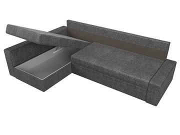 Угловой диван для гостиной Версаль, Серый/Коричневый (рогожка) в Южно-Сахалинске - предосмотр 6