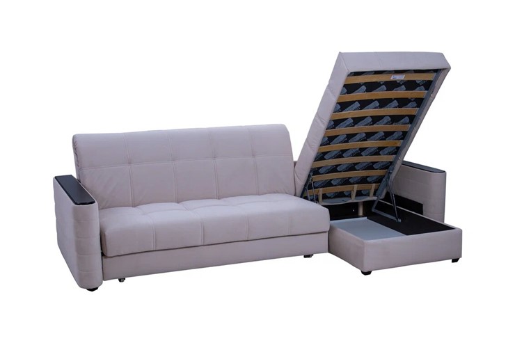 Угловой диван Севилья 3 180, оттоманка 144 в Южно-Сахалинске - изображение 1