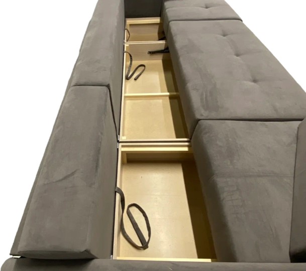 Прямой диван трансформер Комфорт 6 (2+1К+1К) боннель в Южно-Сахалинске - изображение 3