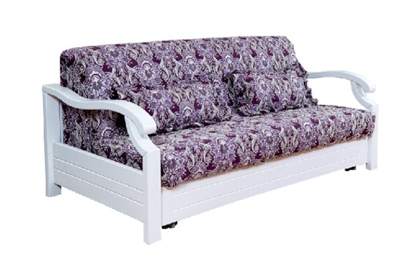 Прямой диван Глория, 1200 ППУ, цвет белый в Южно-Сахалинске - изображение