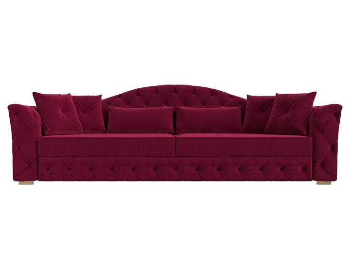 Прямой диван Артис, Бордовый (Микровельвет) в Южно-Сахалинске - изображение 6