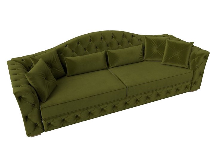 Прямой диван Артис, Зеленый (Микровельвет) в Южно-Сахалинске - изображение 3