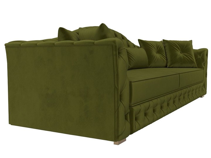 Прямой диван Артис, Зеленый (Микровельвет) в Южно-Сахалинске - изображение 5