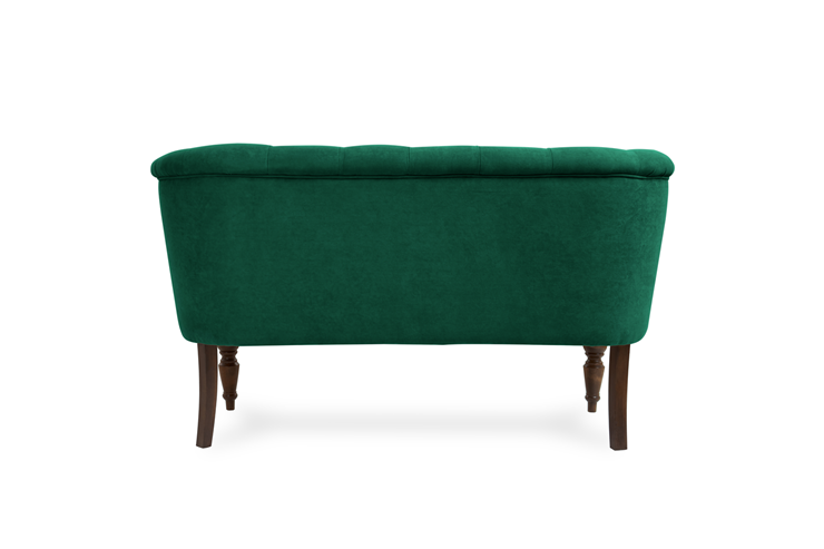 Прямой диван Бриджит зеленый ножки коричневые в Южно-Сахалинске - изображение 7