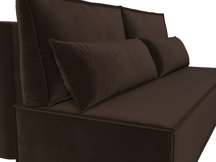 Прямой диван Фабио Лайт, Коричневый (микровельвет) в Южно-Сахалинске - изображение 5