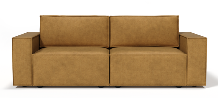 Прямой диван Лофт БЛ2-БП2 (Ремни/Еврокнижка) в Южно-Сахалинске - изображение 7