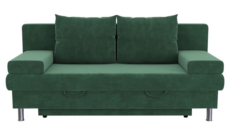 Прямой диван Милан - 3 Ультра форест в Южно-Сахалинске - изображение 3