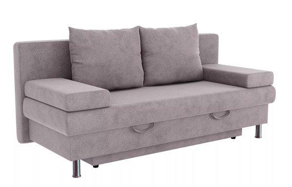 Прямой диван Милан - 3 Велюр Кашемир 890 в Южно-Сахалинске - изображение