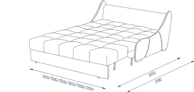 Прямой диван Токио 205 (ППУ) в Южно-Сахалинске - изображение 4