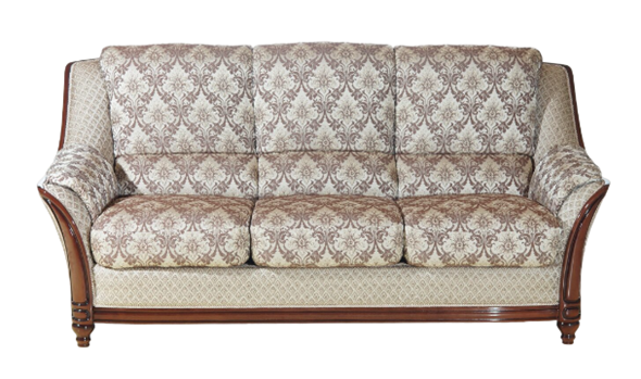 Прямой диван трехместный Женева (Миксотойл) в Южно-Сахалинске - изображение